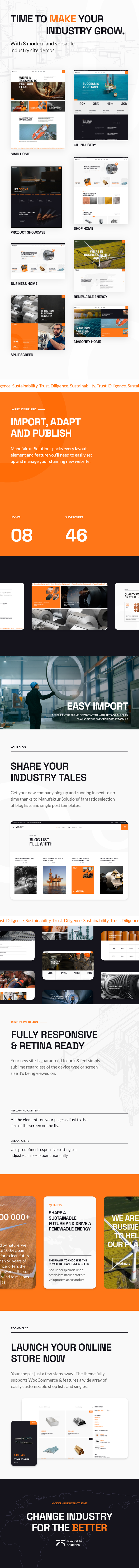 Manufaktur Solutions - Industry and Factory Theme - 2